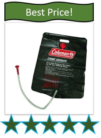 Coleman 5 Gallon Solar Camp Shower #2 on list of Solar Camp Showers