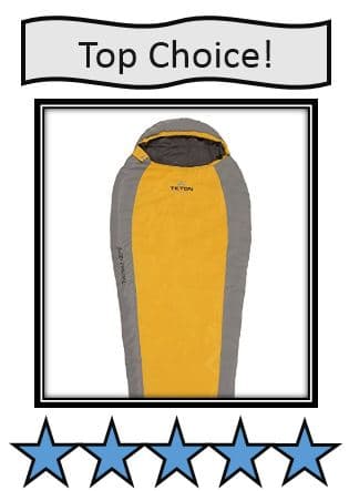 Trailhead +20°F - On list of best hiking sleeping bags