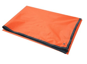 orange ground tarp