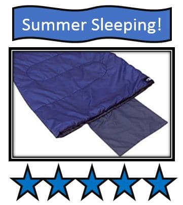 OutdoorsmanLab Lightweight 50 – 70F Sleeping Bag