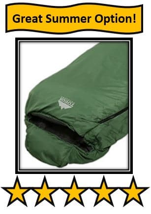 Tough Outdoors 50°F Mummy Lightweight Sleeping Bag