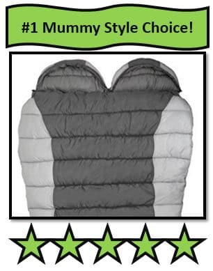 Winterial Double Mummy Sleeping Bag - best 2 person mummy sleeping bag