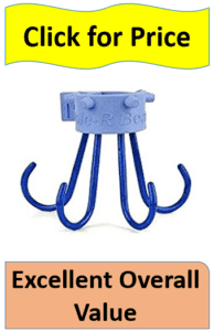 blue beach umbrella hooks