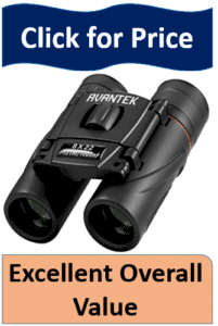 long black compact binoculars