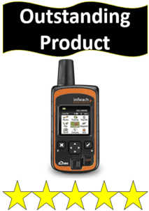 orange and black GPS communicator beacon