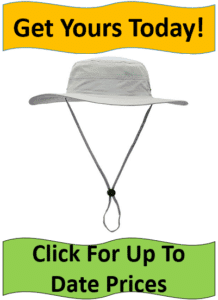 French gray hiking sun hat