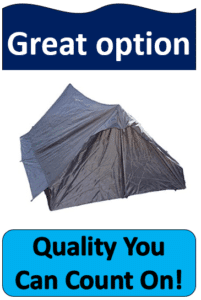 gray pup tent