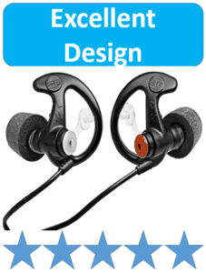 balck sonic filtered earplugs