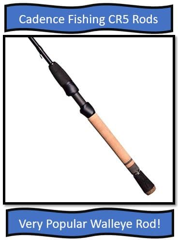 Cadence Fishing CR5 Rods - popular walleye rods