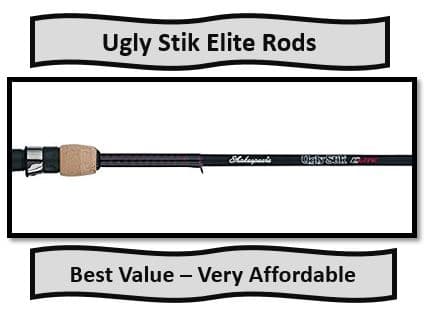 The Ugly Stik Elite Bass Fishing Rod