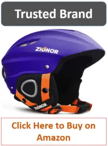 blue zionor snowboarding helmet