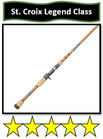 St. Croix Legend Glass - Best Freshwater St. Croix Fishing Rod