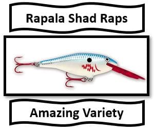 Rapala Shad Raps - Best Walleye Fishing Lures