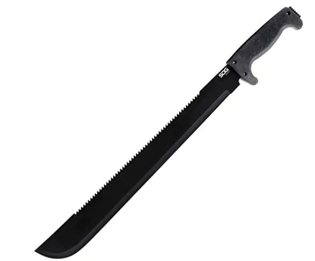 basic SOG black machete