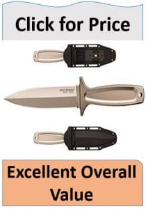 steel blade boot knife and sheathes