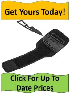 Gerber boot knife with black ankle holster