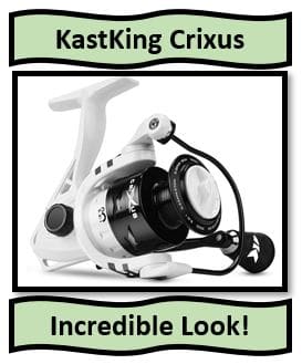 The KastKing Crixus Spinning Reel - amazing look